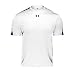 Men's Under Armour Team Zone Shortsleeve T- Shirt - White/Royal Blue