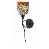 Fantasia Belle Small Shade Wall Sconce-Klimt multi by Oggetti Luce