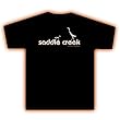 SADDLE CREEK RECORDS - Crane - Black T-shirt