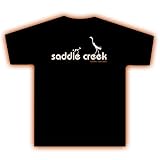 SADDLE CREEK RECORDS - Crane - Black T-shirt
