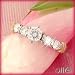 Platinum & 18K Cascade Wedding Band