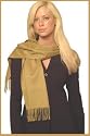 100% Cashmere Scarf in Black