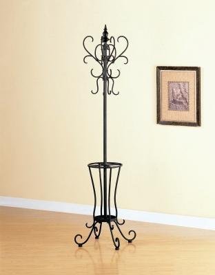 Black Metal Coat Rack Coaster 900804