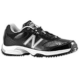 New Balance Men's Baseball Umpire Mid Shoe,Black/Grey,10 2E US