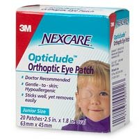 Nexcare Opticlude Orthopic Eye Patches, Junior Size - 20 count