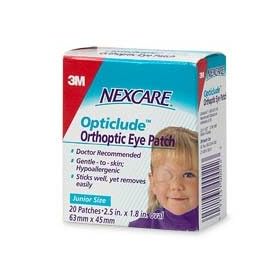 Nexcare Opticlude Orthopic Eye Patches, Junior Size - 20 count