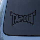 TAPOUT - Vinyl Car Decal Sticker #A1651 | Vinyl Color: Black