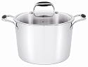 Marco Pierre White - Stainless Steel Deep Stockpot with Lid 24cm