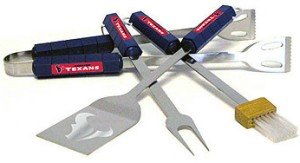 Houston Texans Grill BBQ Utensil Set