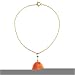 14K Gold Etched Aventurine Mucha Necklace