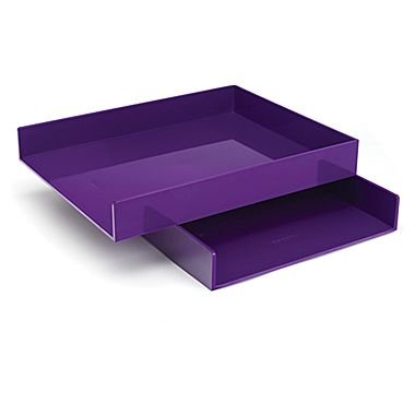 Poppin Letter Tray (Purple)