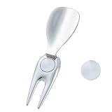 Natico Shoe Horn And Golf Marker, Nickel (60-2147)