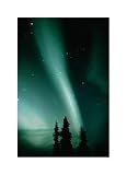 Aurora Borealis, Alaska by Unknown. Size 10.53 inches width by 15.97 inches height. High Quality Art Poster Print