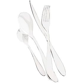 Mepra - 111P22004 - Set Couverts Table 4 pi�ces - Polycarbonate - Blanc