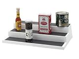 Copco 2555-9624 Narrow Non-Skid 3-Tiered Shelf Organizer