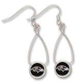 Baltimore Ravens Official Logo French Loop Earrings