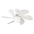 Westinghouse 7814565  Turbo Swirl 30-Inch 6-Blade Ceiling Fan, White with Opal Globe