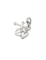 Rembrandt Charms Faith, Hope & Charity Charm with Lobster Clasp