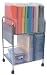 Craft Organizer Paper Holder Trolley - Silver