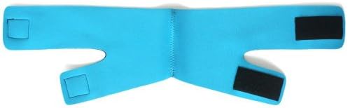 Beauty V-Line Face Chin Neck Facial Skin Lift Up Belt Blue - 12pcs + free gift