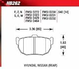 Hawk Performance HB262N.540 HP Plus Brake Pad