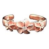 925 Silver Toe Ring 3 Plumeria Hawaiian Jewelry