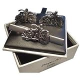 Motorcycle Tie Bar And Cufflink Set