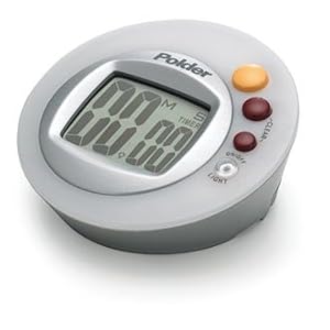 Polder Traffic Light Kitchen Timer - White