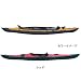 フジタカヌー(FUJITA CANOE) ALPINA-2(アルピナ2) 430 フィッシングモデル D:レッドB:チャコールグレー ALPINA-2