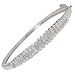 2 1/2ctw Round and Baguette Diamond Bangle