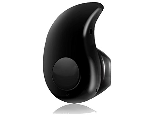 Actpe Mini Wireless Bluetooth 4.1 Invisible Headphone, Stereo Headset with Microphone & Hands-Free Calls In-ear Earphone, Noise Cancelling Earbud for iPad, iPhone, IOS & Android Smartphone - Black