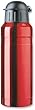 Isosteel VA-9711 Trinkflasche 0,7 L rot aus 18/8 Edelstahl mit festschlie�endem Kunststoff-Trinkdeckel f�r g�ngige Fahrradflaschenhalter