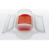 Lekue Steam Case with Tray for 1 to 2 Person, Clear