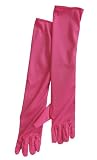 Pink Shoulder Length Gloves - Womens Std.