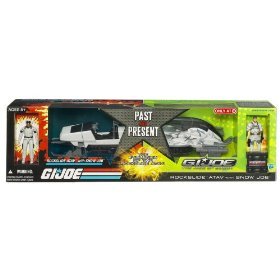 G.I. Joe Movie The Rise of Cobra Exclusive Vehicle Rockslide A.T.A.V. with Snow Job Action Figure Past &Present