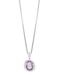 Boma Sterling Silver Amethyst Necklace, 18 inches