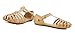 PAPRIKA Women Leatherette Almond Toe T-Strap Fisherman Flat Sandal