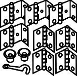 Review NATIONAL MFG CO  / National #N269-860 Brass Shutter Hinge Kit