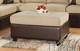 Brown Bycast Ottoman