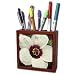 Cassie Peters Flowers - Pretty White Weed Flower by Angelandspot - Tile Pen Holders-5 inch tile pen holder Cassie Peters Flowers - Pretty White Weed Flower by Angelandspot - Tile Pen Holders-5 inch tile pen holder