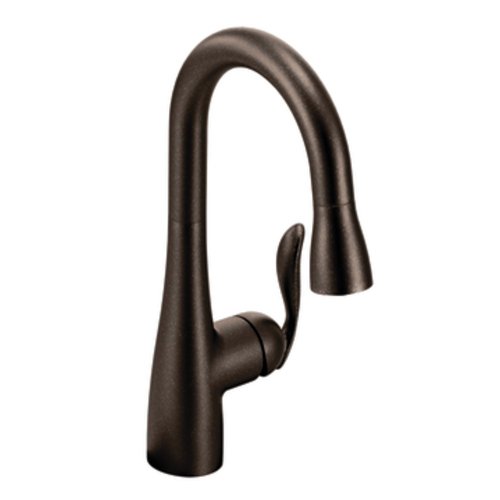 Moen 5995ORB Arbor One Handle High Arc Pulldown Bar Faucet Oil Rubbed Bronze