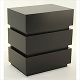 Huppe 004426-0 Tower Three Drawer Chest Finish: Walnut