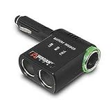Wagan Triple Socket 12VDC Power Splitter with Battery Checker