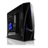 New NZXT Case LEXA S ATX Mid Tower No Power Supply 4/0/(7) Bay USB IEEE Black Steel Blue LED