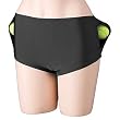 Crewzer Classic Cut Tennis Panty w/ Pockets-Black