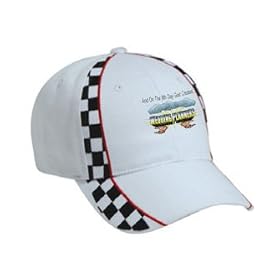 Buy And On The 8th Day God Created WEDDING PLANNERS Adult White Racing Checker Hat Cap by T-ShirtFrenzy