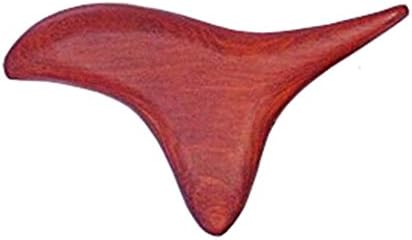 Roll Over Image to Zoom in Set 10 Thai Traditional Reflexology Hand &amp; Foot Massage Tool Wing Shape Massager Press Point Red Wood.