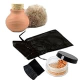 Indian Earth Pure Mineral Foundation (Medium - 5 Gram) with FREE Applicator Puff & Travel Set - FREE SHIPPING OFFER!