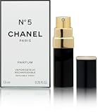 Chanel No. 5 by Chanel for Women 0.25 oz Parfum Classic Spray Refillable