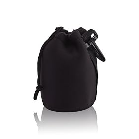 CE Compass Neoprene Camera DSLR Lens Soft Pouch case Bag M Size